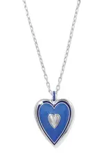 Colormix Heart Blues Convertible Necklace