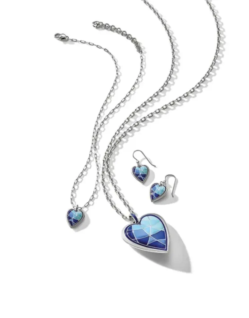 Colormix Heart Blues Convertible Necklace