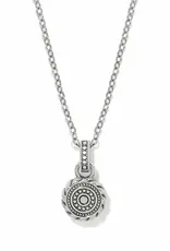 Halo Gemma Petite Round Tanzanite Necklace