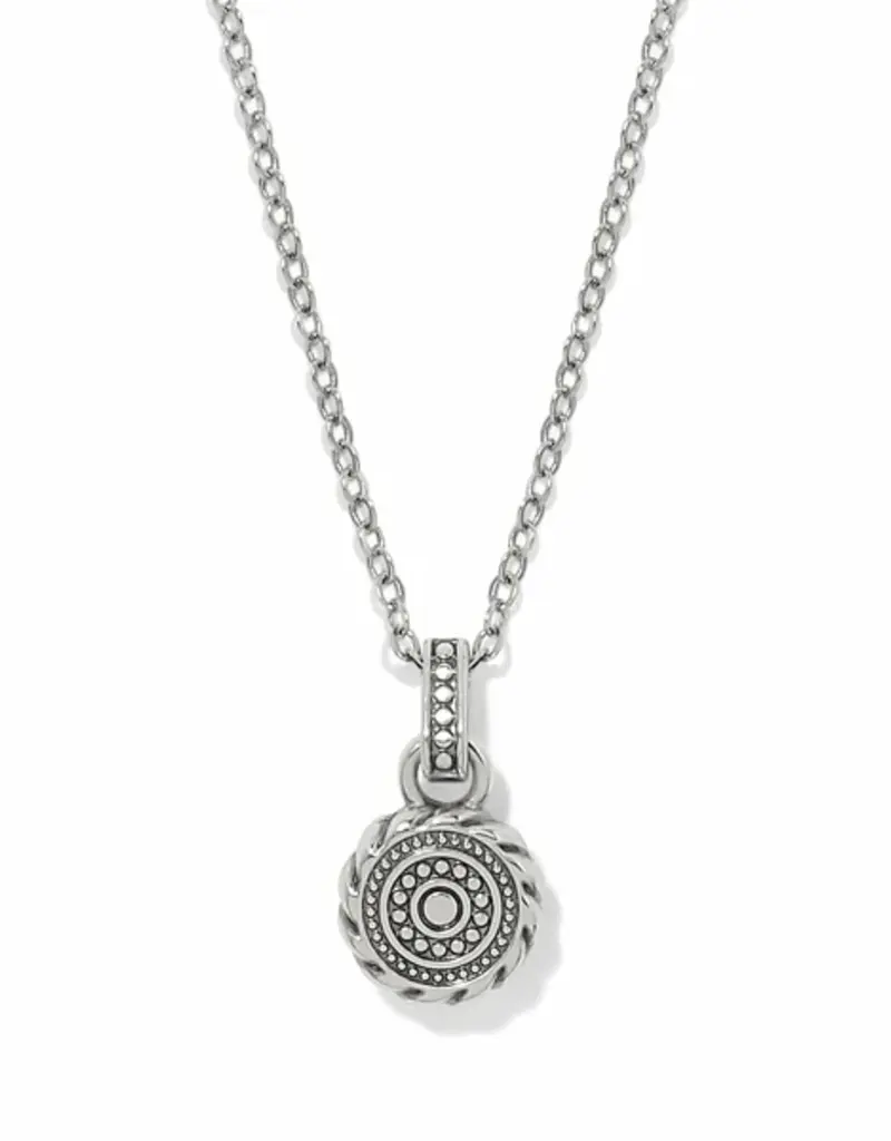 Halo Gemma Petite Round Tanzanite Necklace