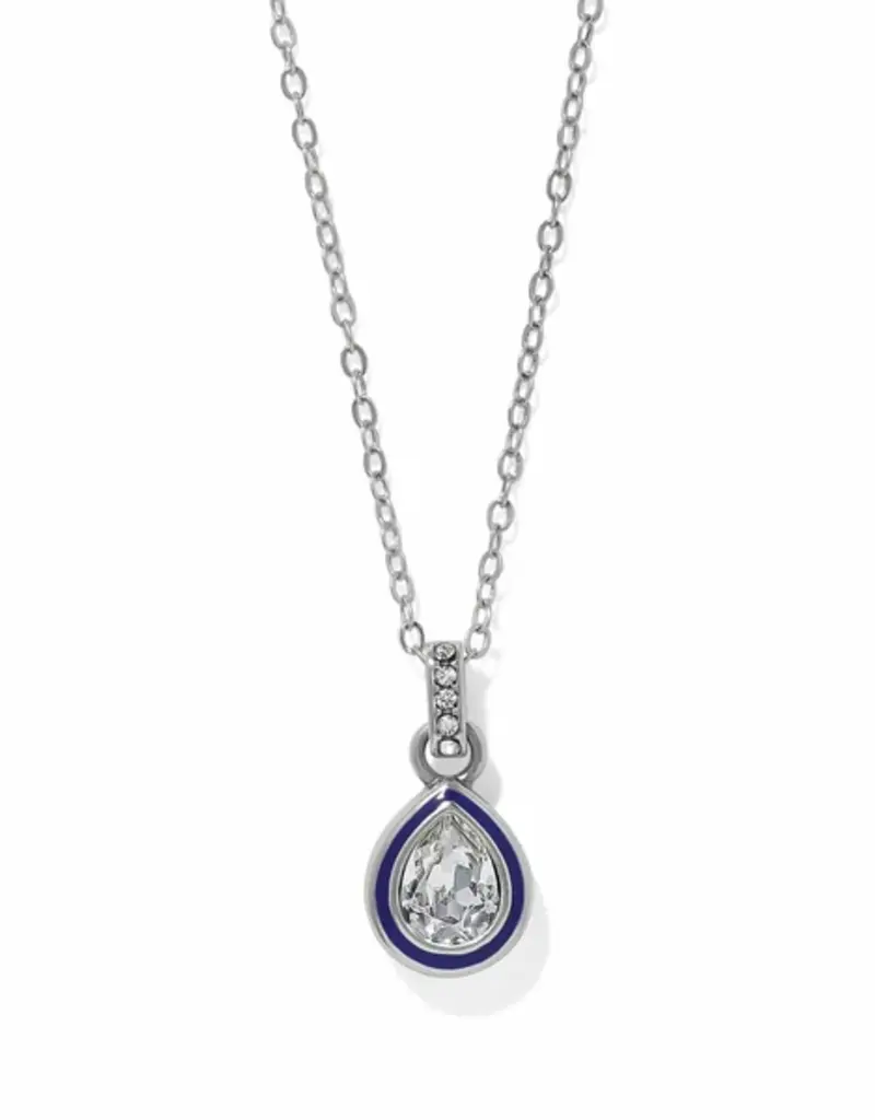 Halo Gemma Petite Teardrop Crystal Necklace