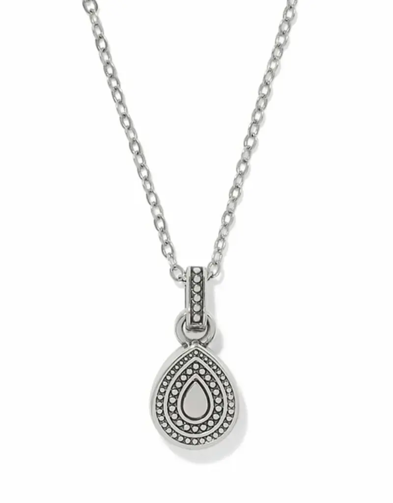 Halo Gemma Petite Teardrop Crystal Necklace