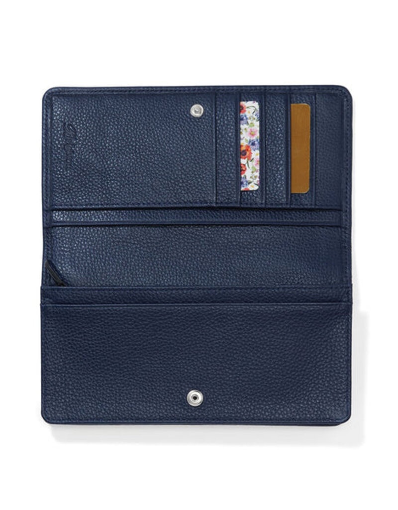 Interlok Embroidered Rockmore Wallet in Midnight