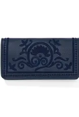 Interlok Embroidered Rockmore Wallet in Midnight