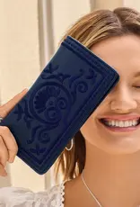 Interlok Embroidered Rockmore Wallet in Midnight
