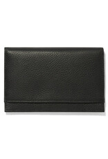 Ferrara Medallion Folio Wallet in Black
