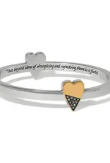 Love Messages Higher Love Hinged Bangle