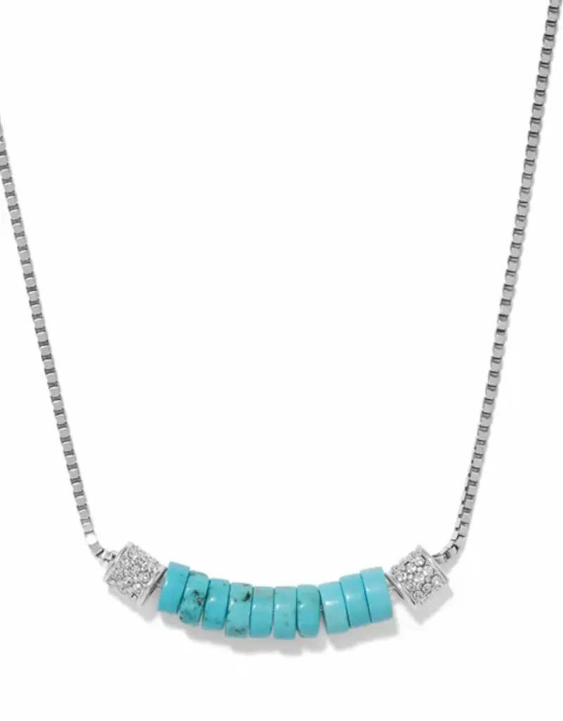 Meridian Petite Station Turquoise Necklace