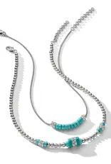 Meridian Petite Station Turquoise Necklace