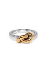 Interlok Single Knot Two Tone Ring