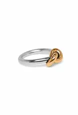 Interlok Single Knot Two Tone Ring