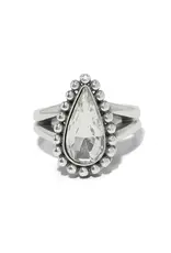 Twinkle Luxe Teardrop Ring