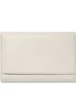 Ferrara Medallion Folio Wallet in white