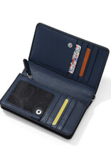Interlok Braid Medium Wallet in Midnight