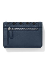 Interlok Braid Medium Wallet in Midnight