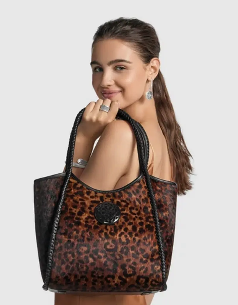 Noa Leopard Large Tote