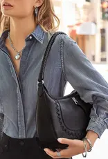 Addison Large Hobo in Black