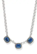 Twinkle Luxe Trio Necklace in BLue