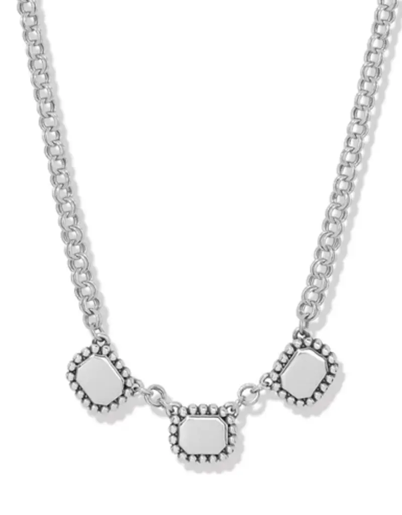Twinkle Luxe Trio Necklace in BLue