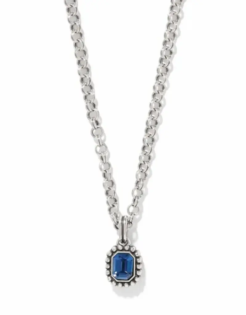 Twinkle Luxe Necklace in Blue