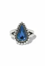 Twinkle Luxe Teardrop Ring in Blue