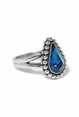 Twinkle Luxe Teardrop Ring in Blue