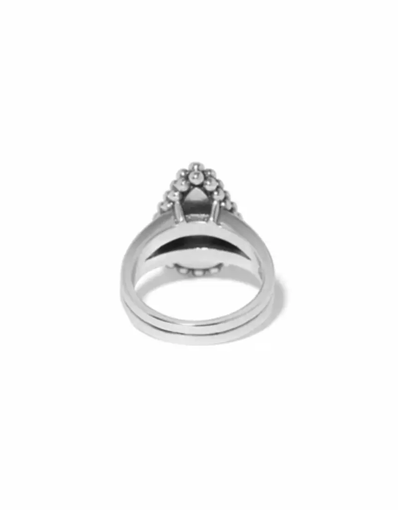 Twinkle Luxe Teardrop Ring in Blue
