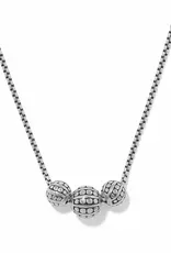 Pebble Dot Bola Trio Necklace
