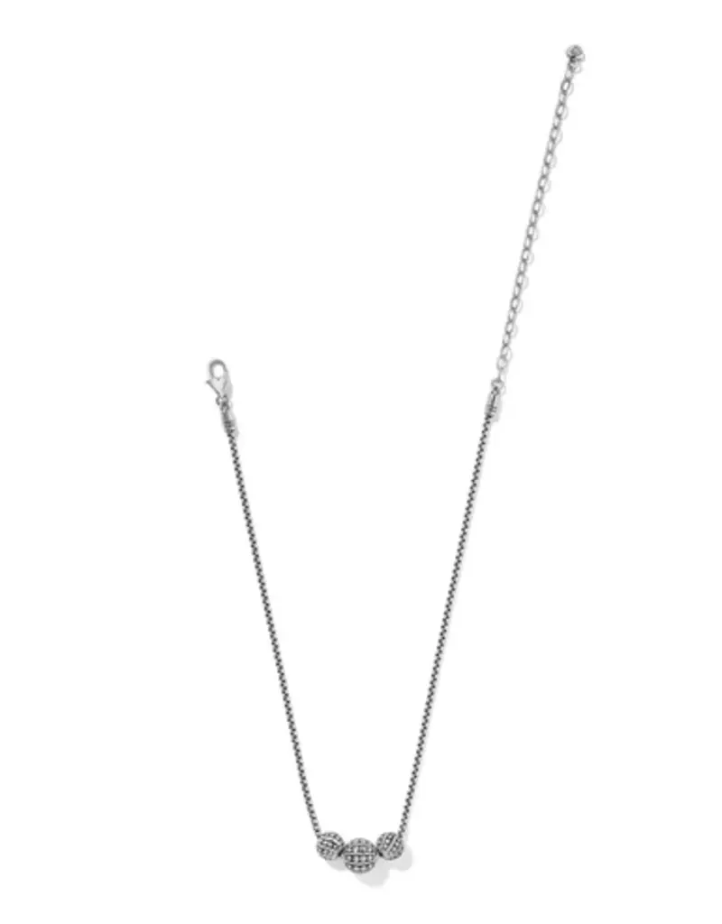Pebble Dot Bola Trio Necklace
