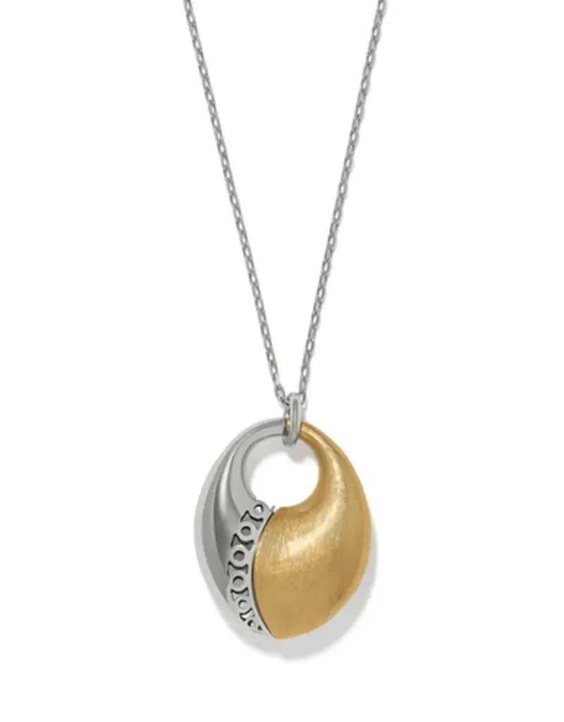 Inner Circle Oval Pendant Necklace