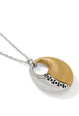 Inner Circle Oval Pendant Necklace