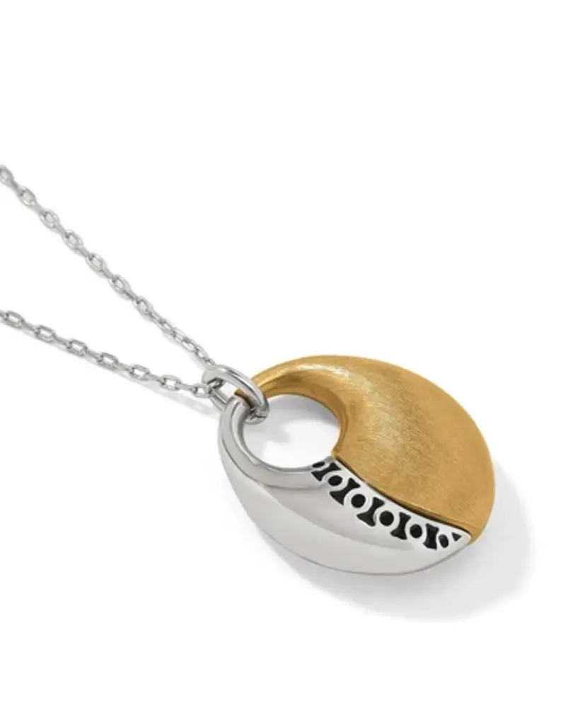 Inner Circle Oval Pendant Necklace