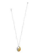 Inner Circle Oval Pendant Necklace
