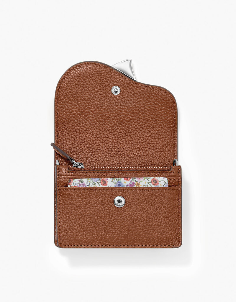 Cascade Small Wallet in Bourbon