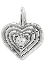 Token Kosmos Heart Charm in Silver