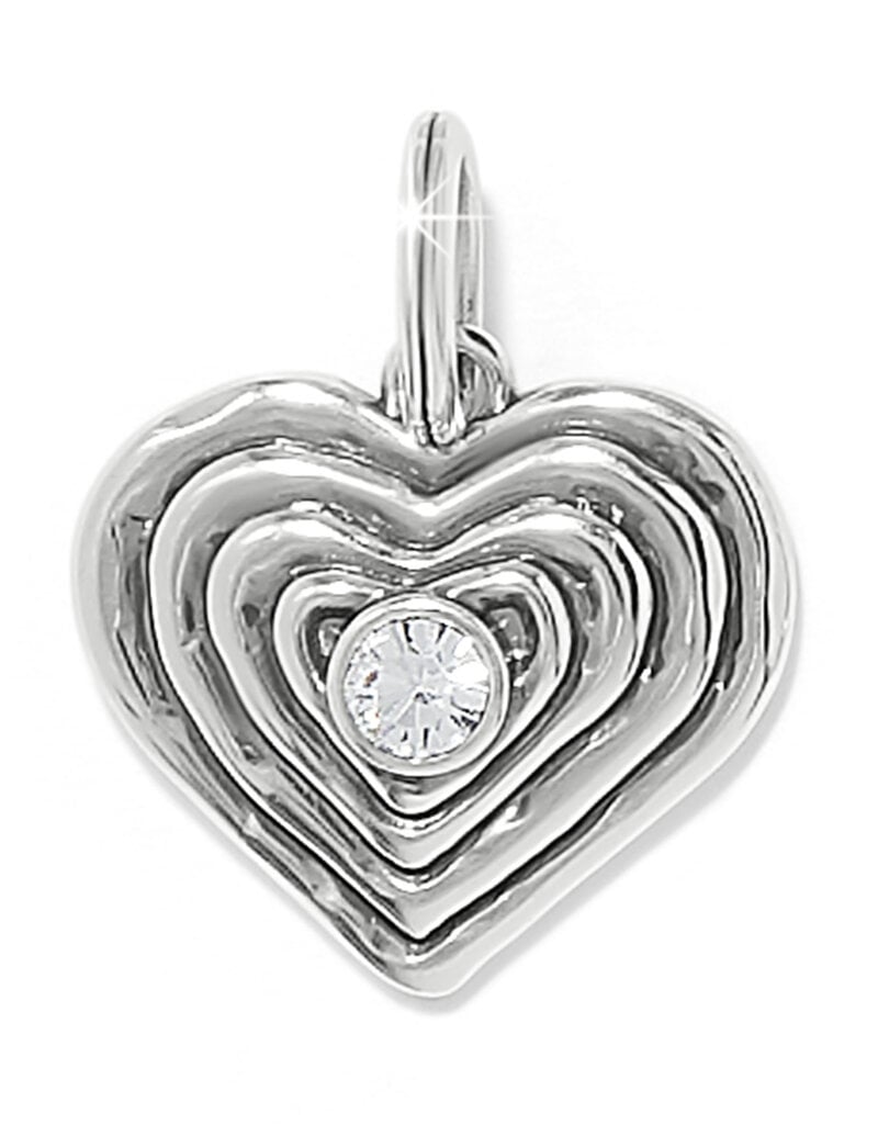 Token Kosmos Heart Charm in Silver