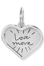 Token Kosmos Heart Charm in Silver