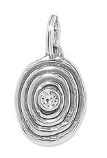 Token Kosmos Elipse Charm in SIlver