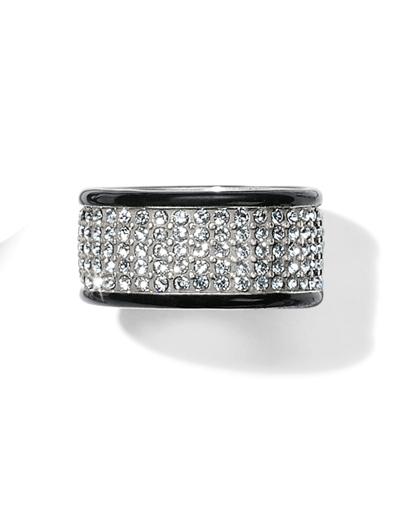 Meridian Band Ring in Black
