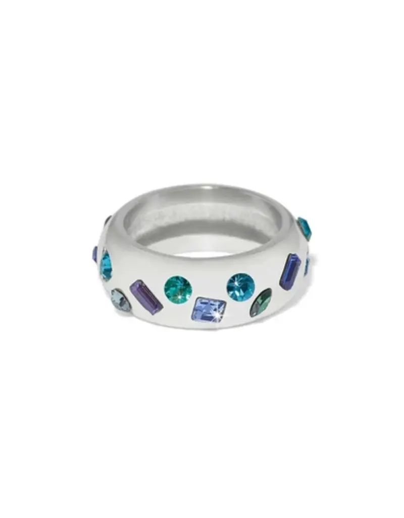 Love Messages B Radiant Ring in Blue
