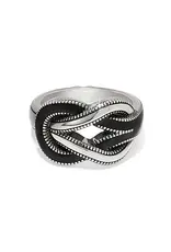 Interlok Harmony Ring in Black