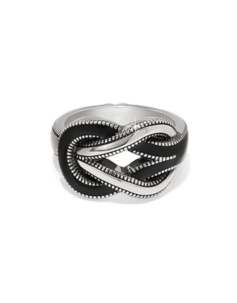 Interlok Harmony Ring in Black