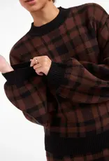 J.HOFFMAN'S Cameron Plaid Skirt Set in Oak Black
