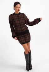 J.HOFFMAN'S Cameron Plaid Skirt Set in Oak Black