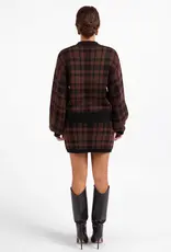 J.HOFFMAN'S Cameron Plaid Skirt Set in Oak Black