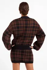 J.HOFFMAN'S Cameron Plaid Skirt Set in Oak Black