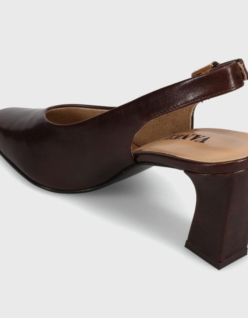 J.HOFFMAN'S Faylyn Napa in Dark Brown