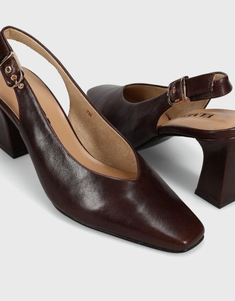 J.HOFFMAN'S Faylyn Napa in Dark Brown