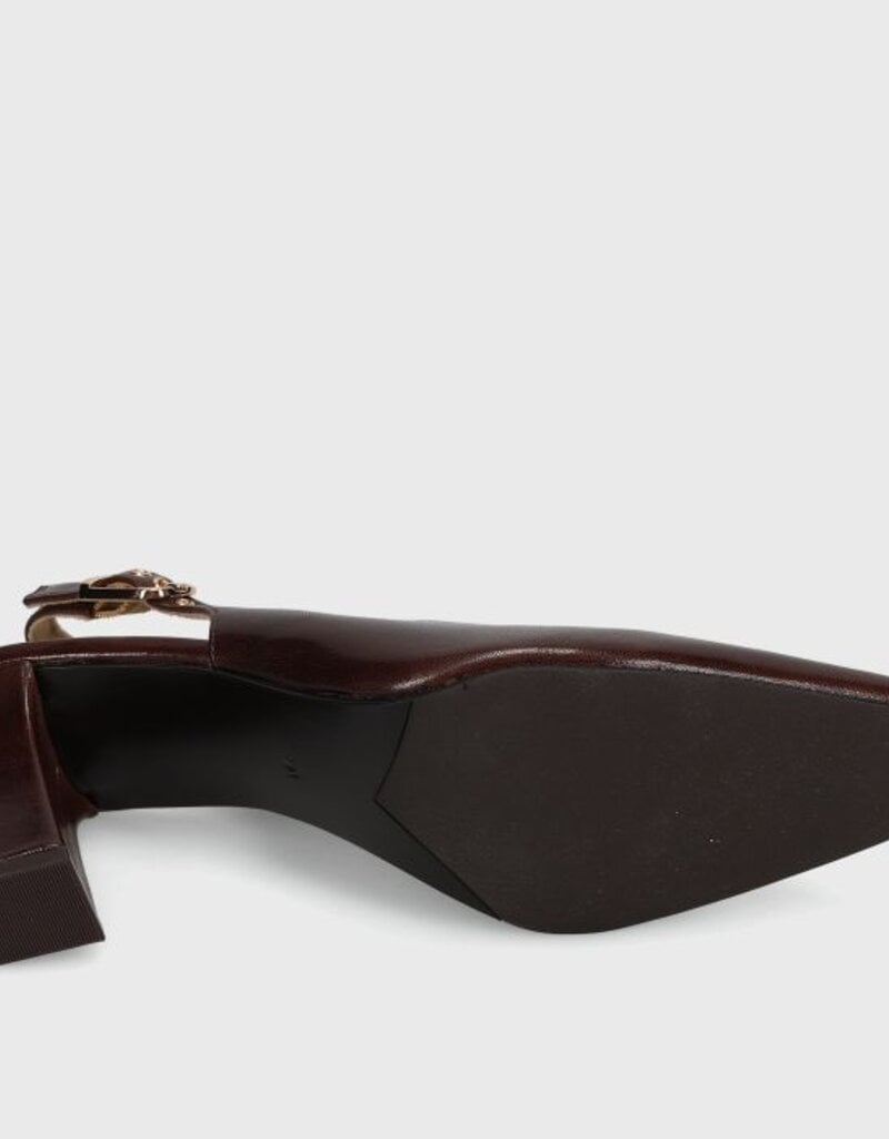 J.HOFFMAN'S Faylyn Napa in Dark Brown