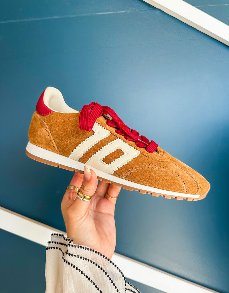 J.HOFFMAN'S Asian Sneaker in Tobacco Butter